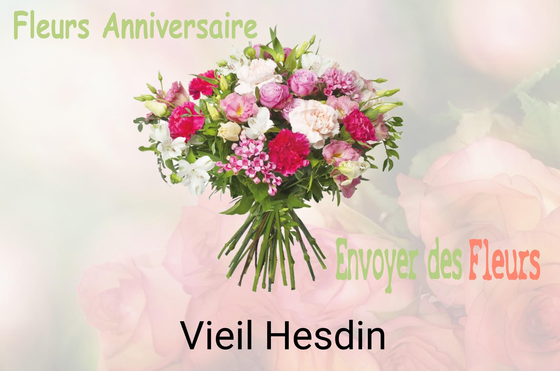 Bouquet de fleurs d’anniversaire livré à Vieil-Hesdin